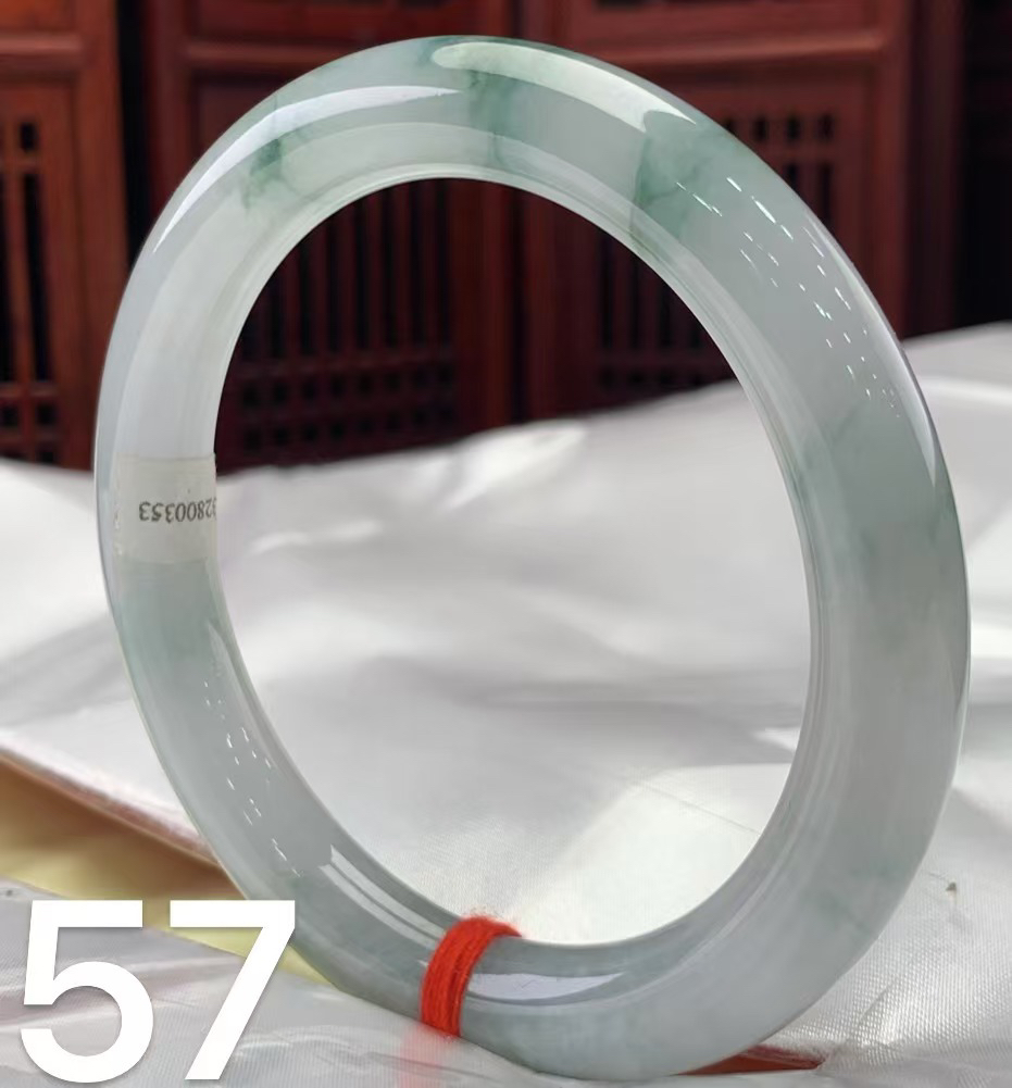 天然缅甸A货翡翠飘花圆条