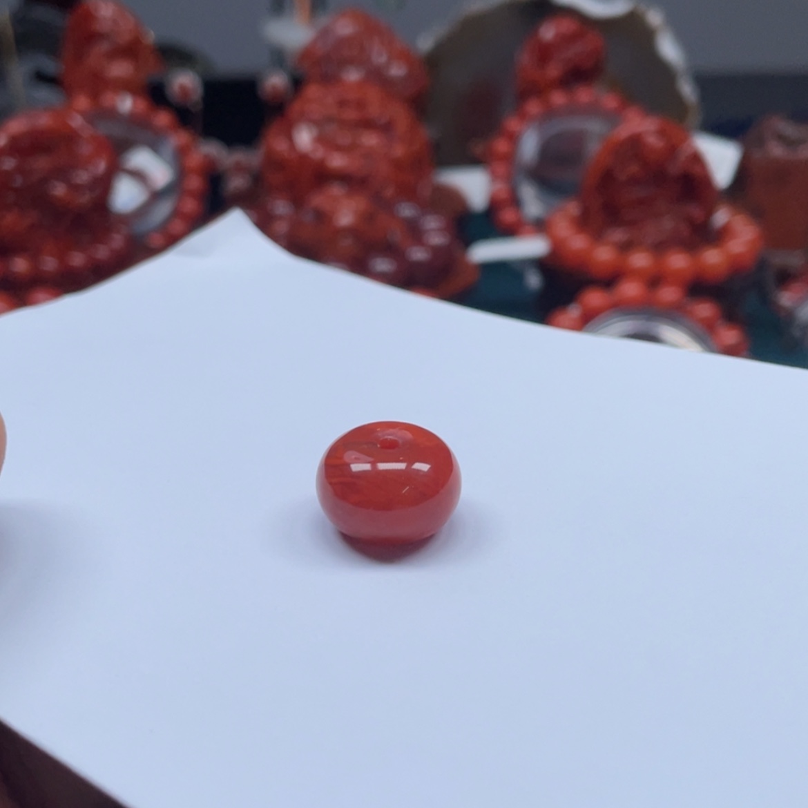 【闪购商品】南红玛瑙南红平安扣未镶嵌