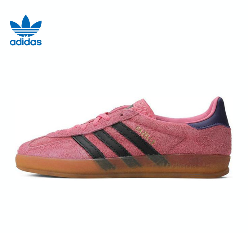 adidas阿迪达斯【同】三叶草女鞋GAZELLE INDOOR运动鞋休闲鞋IE7002