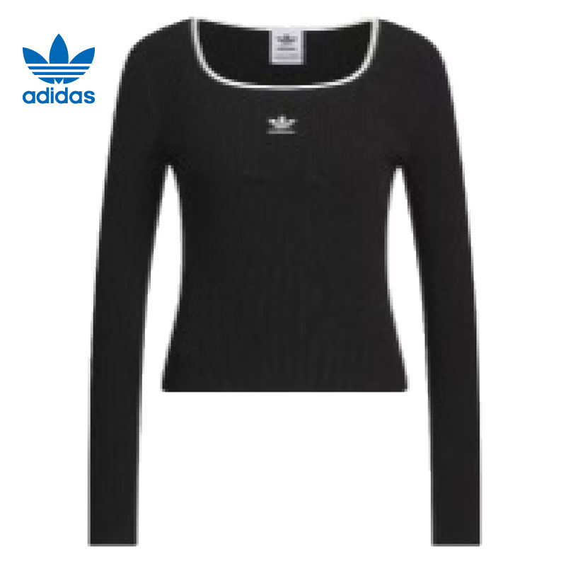 大adidas阿迪达斯三叶草女子运动休闲卫衣套头衫JM8052