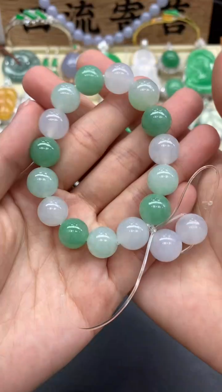 【闪购商品】翡翠手串未镶嵌209-多人