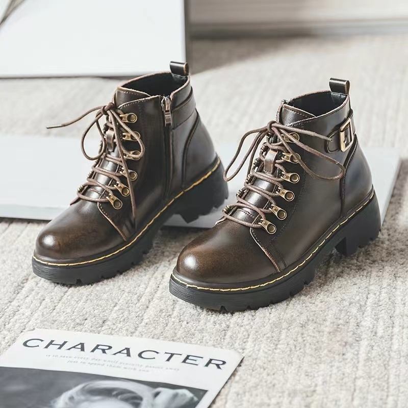 小强家女鞋   2024新款 一脚蹬日系英伦风皮鞋(M13)  《5085-2》