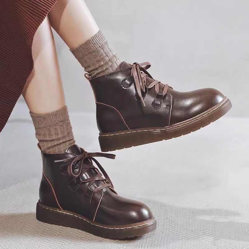 小强家女鞋   2024新款 一脚蹬日系英伦风皮鞋(M15)  《50813》