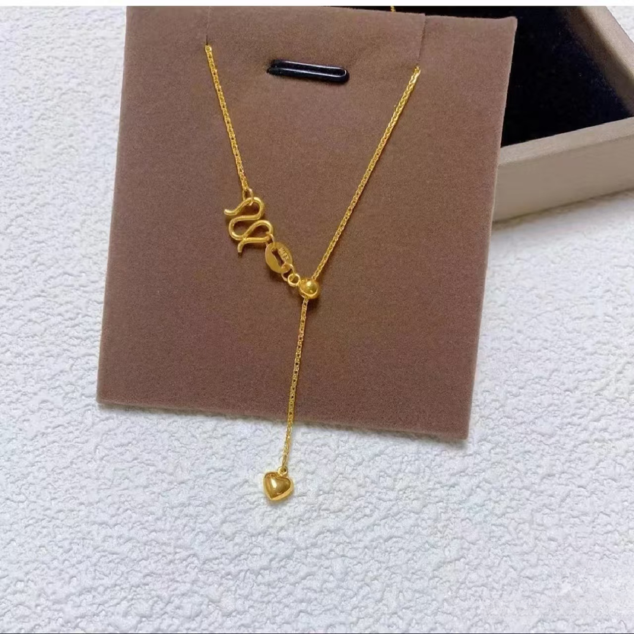 足金999抽拉调节肖邦素链