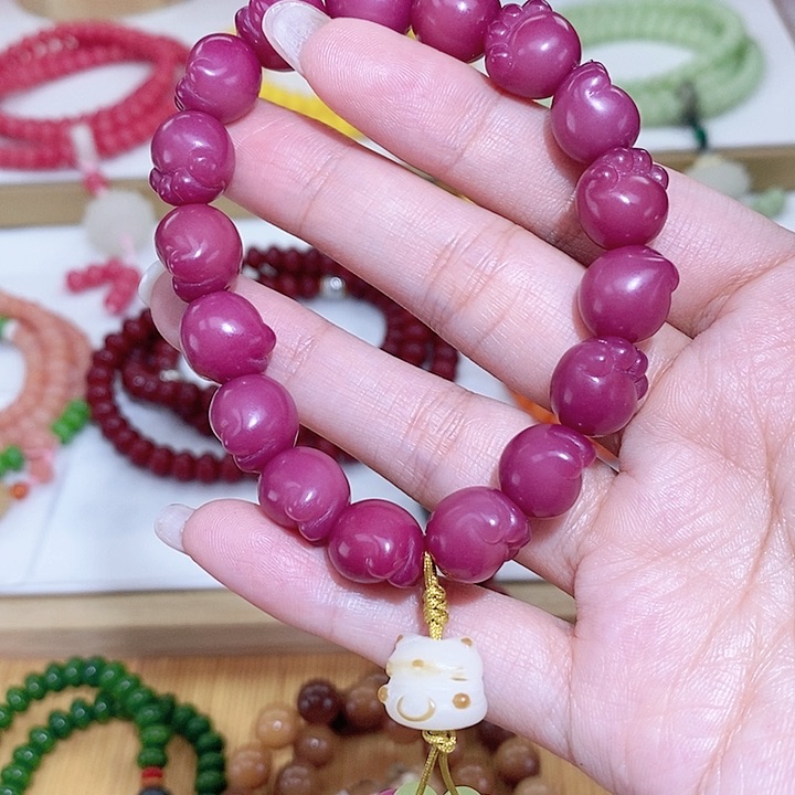 白玉菩提手串设计