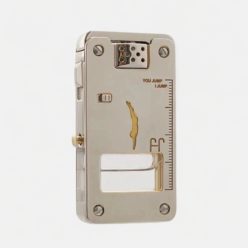 CHIEF/首领透明油仓煤油打火机高级科技感送男士创意礼品高档点火