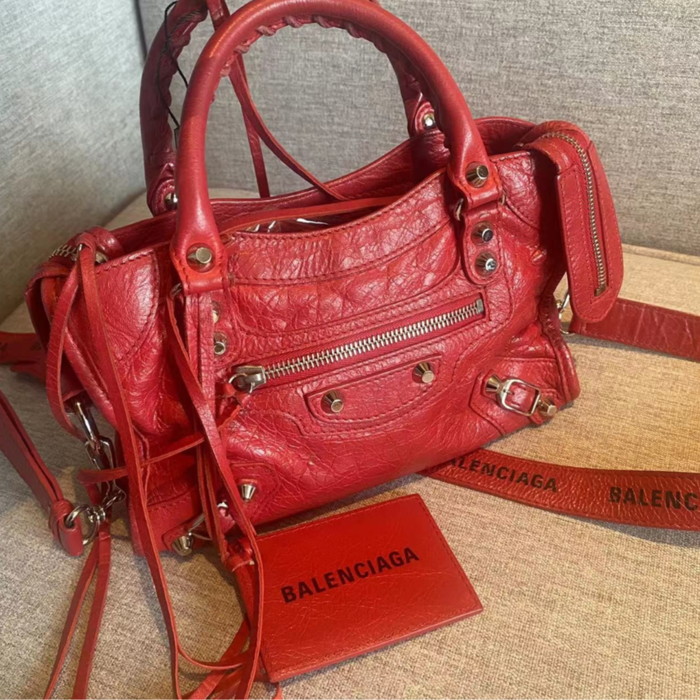 95新 Balenciaga/巴黎世家 乱乱子中古/女士/单肩包/76681
