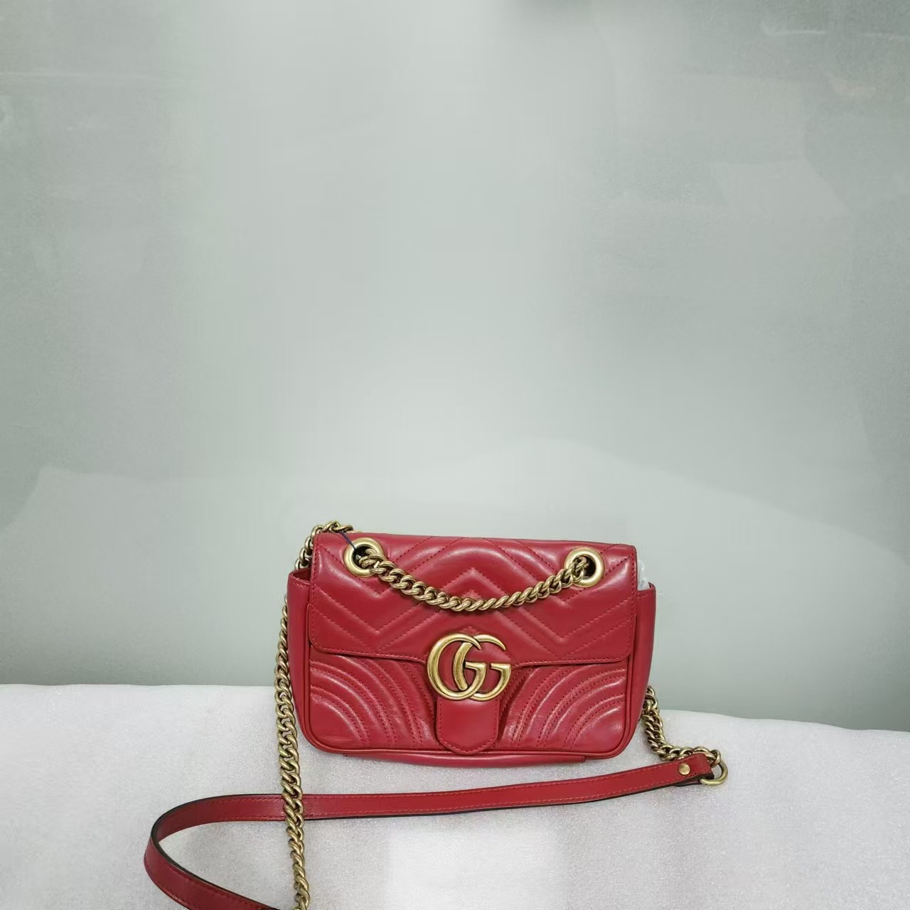 95新 GUCCI/古驰 乱乱子中古/女士/单肩包/79813