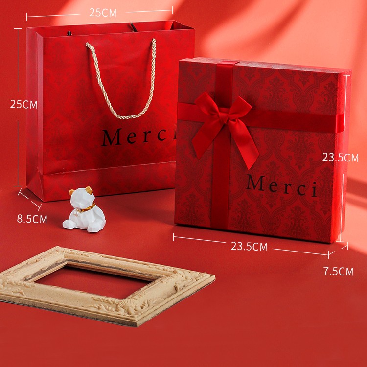 结婚盒子成品宾客回礼高端实用满月伴手礼大号结婚礼盒