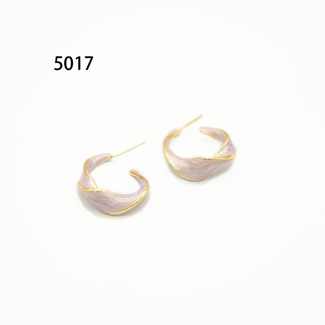 铜合金耳饰 设计师气质耳环小众设计高级感耳钉耳饰～5017