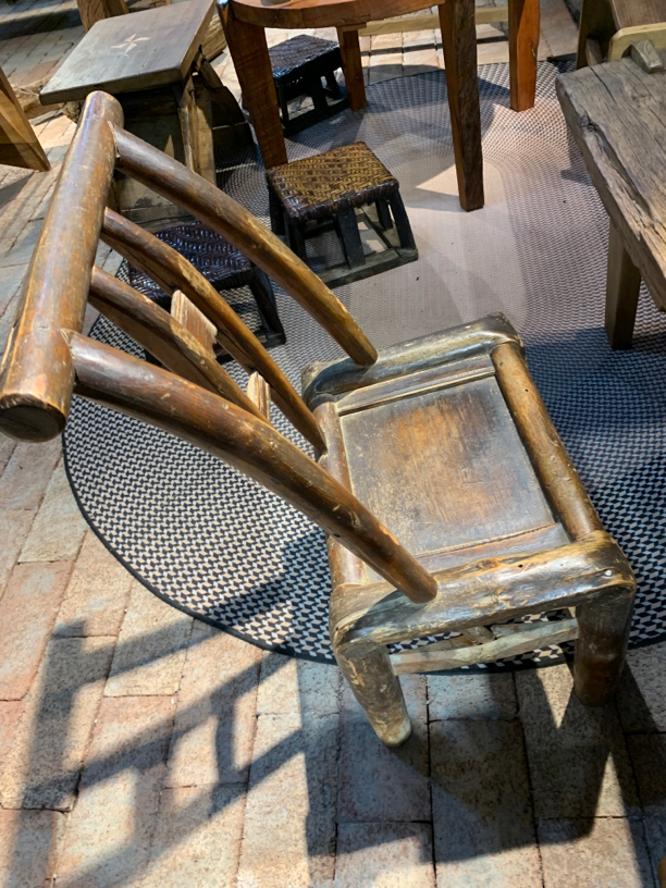 民俗老物件单人板凳