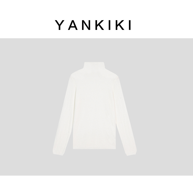 小中领纹理打底衫 YANKIKI 2024秋季款NEW