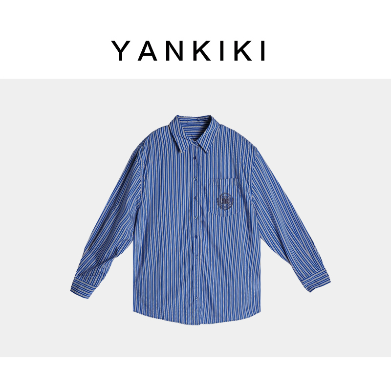 条纹大版衬衣  YANKIKI 2024春款NEW
