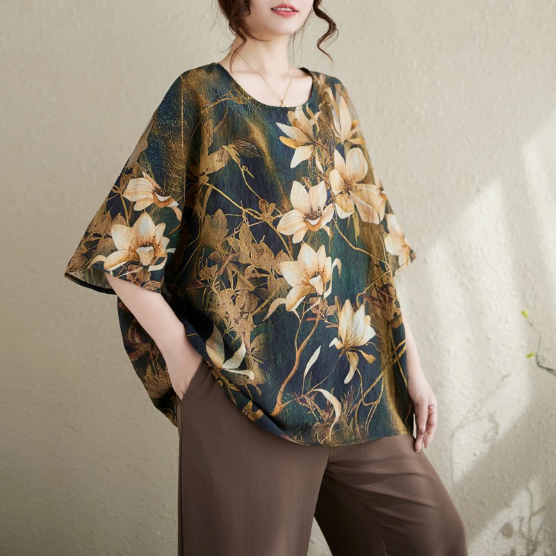 【惠姐专属】设计师国风套装新中式宽松大码洋气夏季