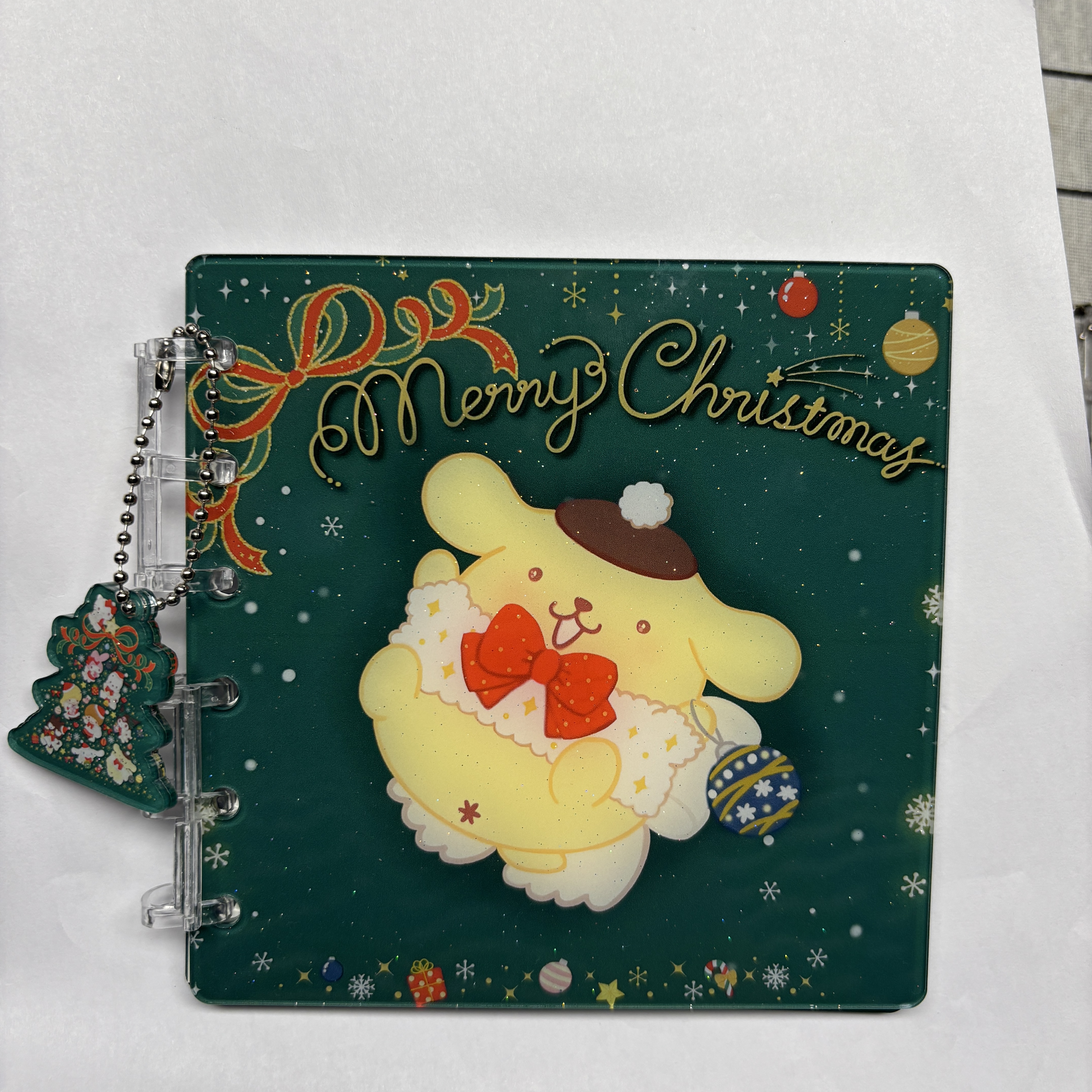 布丁圣诞节DIY亚克力活页本材料包创意手作笔记本手账本节日礼物