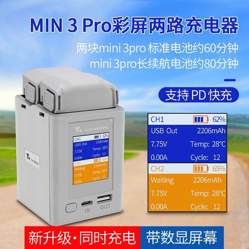 准新品  YX型号Mini3/Mini4系列双向电池充电管家