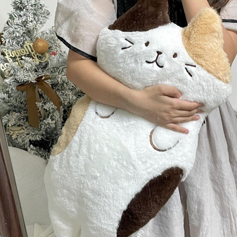 可爱卡通三花猫抱枕一个毛绒玩具抱枕