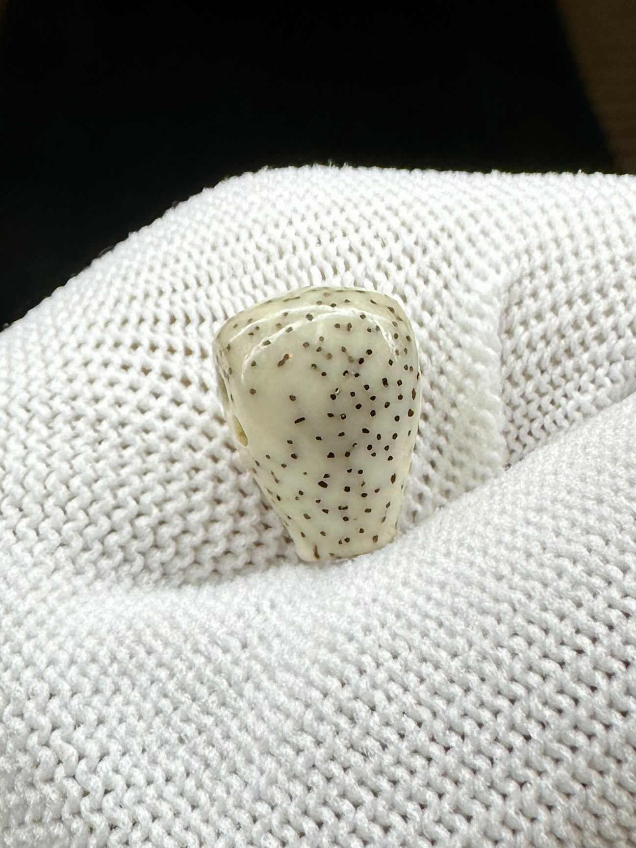 星月雕刻三通配饰10mm对孔11mm