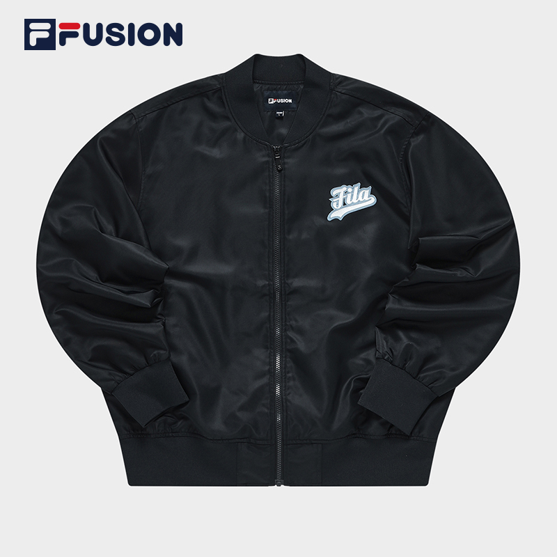 FILA斐乐潮牌梭织外套男子潮流百搭运动休闲宽松棒球服T11M312702