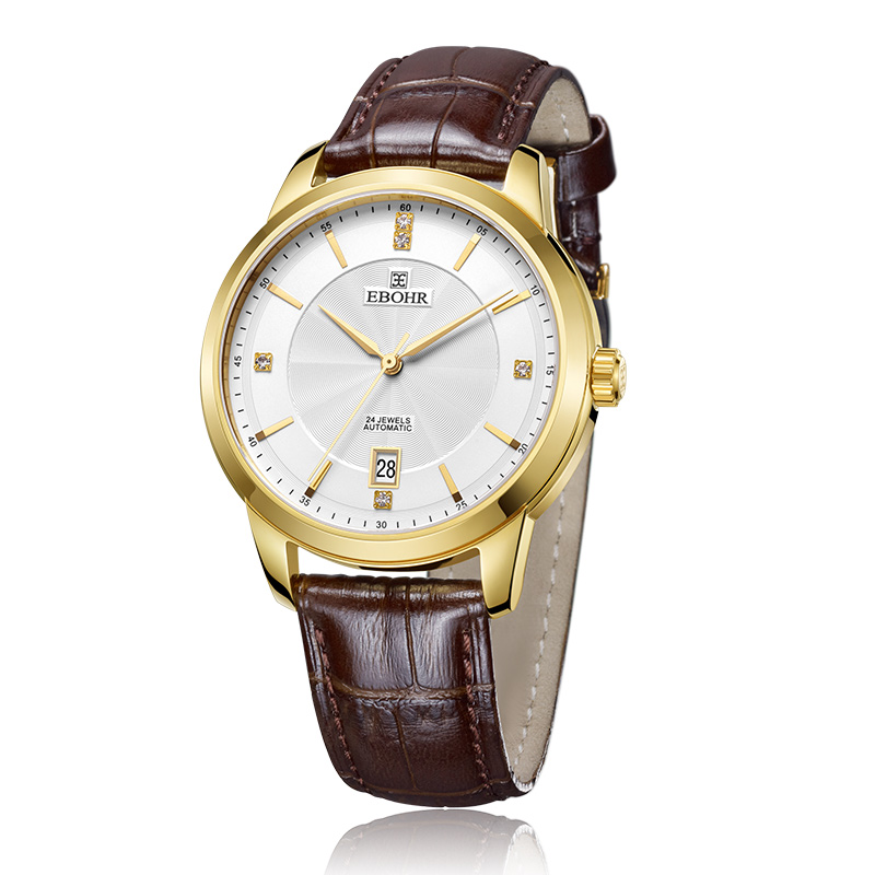 EBOHR依波表大师系列经典高端皮带商务名表气质自动机械表1114