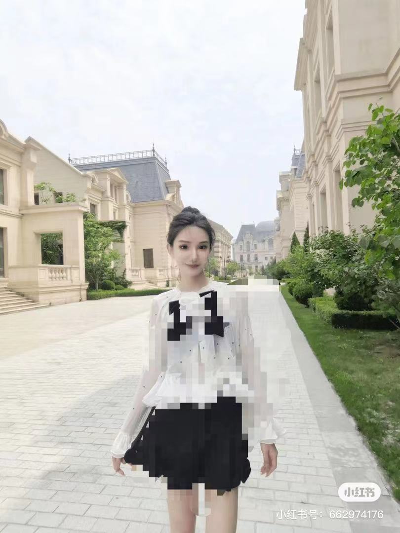 辰辰二店秋装新款白色波点蝴蝶结衬衣短裤