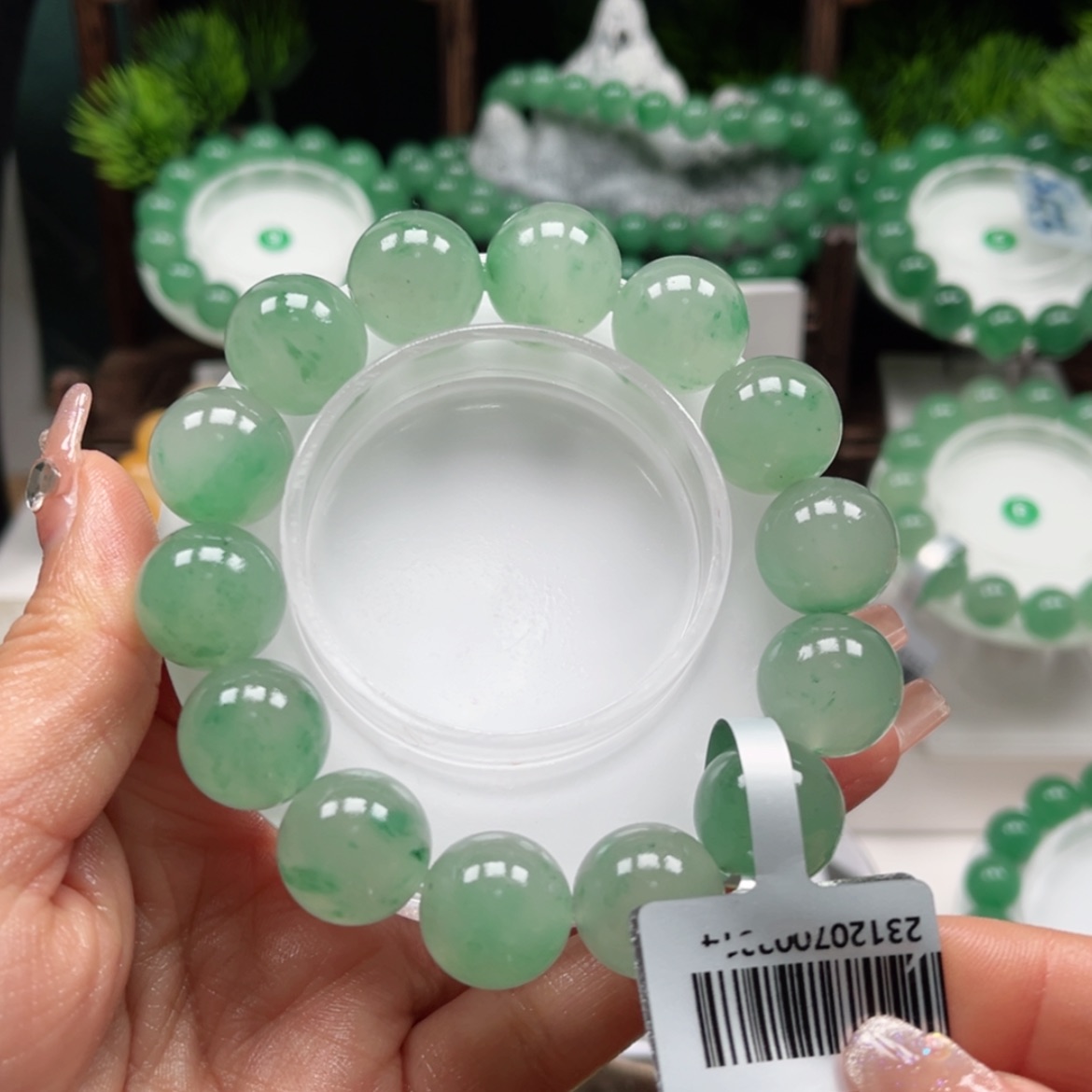 【闪购商品】石英质玉手链未镶嵌安*小玥16.2