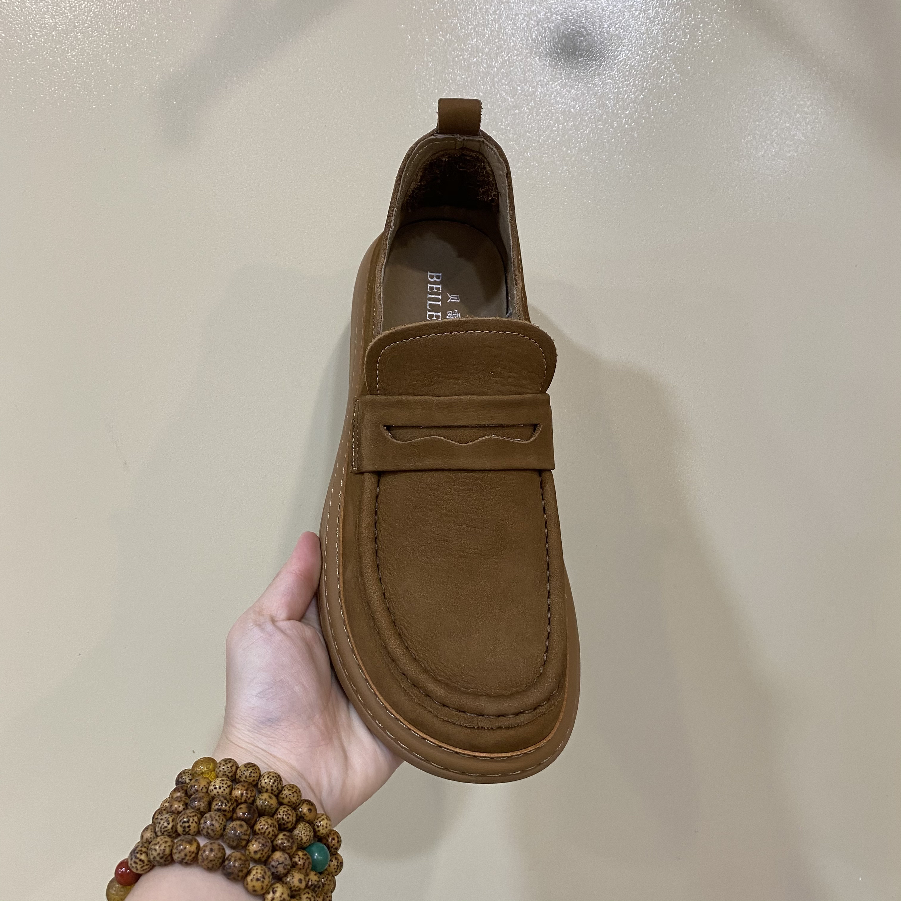 1830-2单鞋，男款商务休闲鞋 头层牛皮 软皮软底底垫牛皮