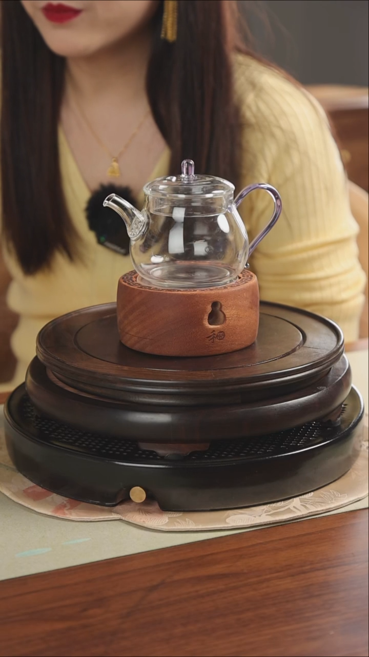 【闪购商品】套组自在温茶器B款+青云壶浅紫