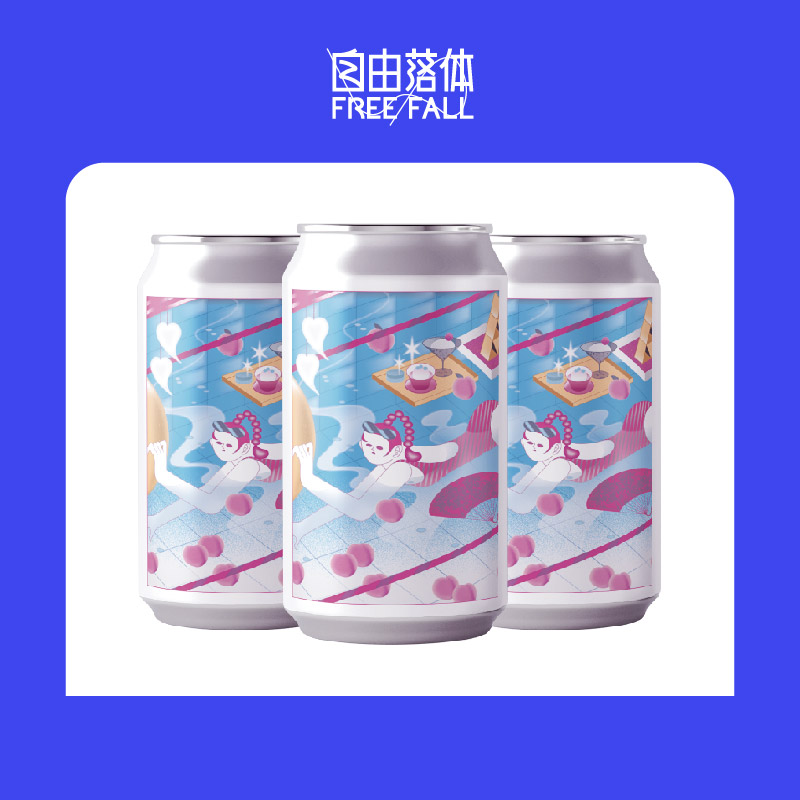 【自由落体】混合水果 SHE 国产精酿啤酒微醺果啤 330ml*6罐