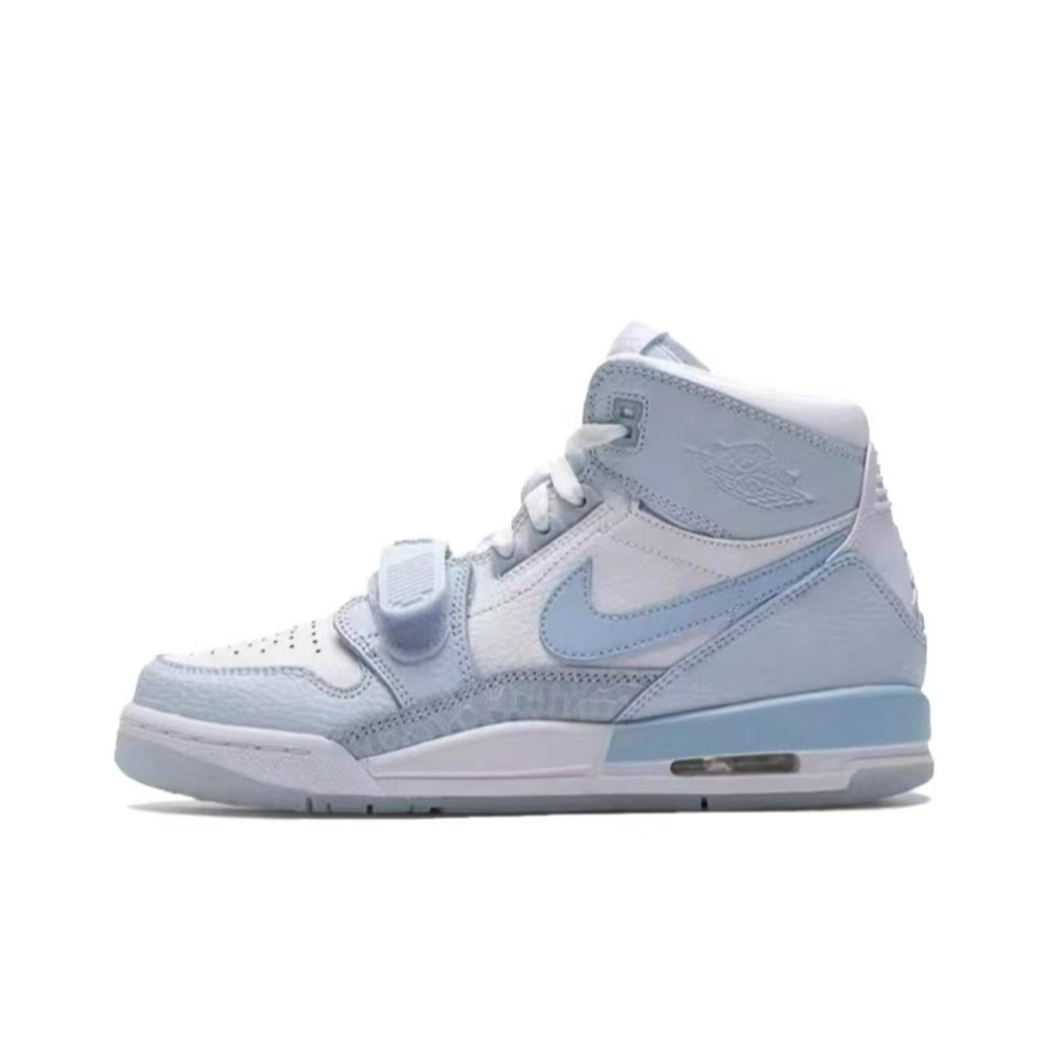 Nike耐克女鞋JORDAN LEGACY AJ312蓝白中帮休闲篮球鞋FV8118-141