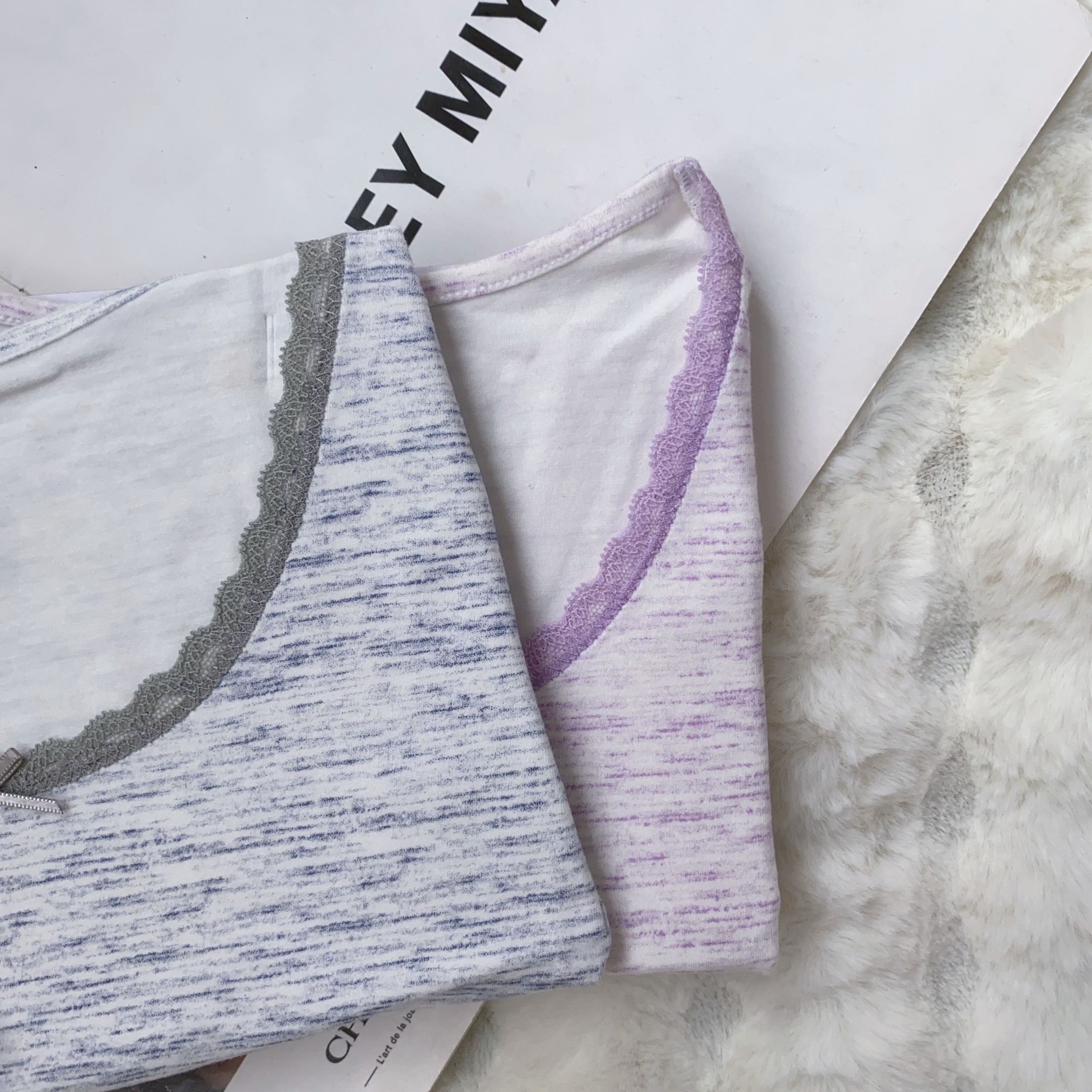 620少女印花蕾丝领保暖上衣礼袋