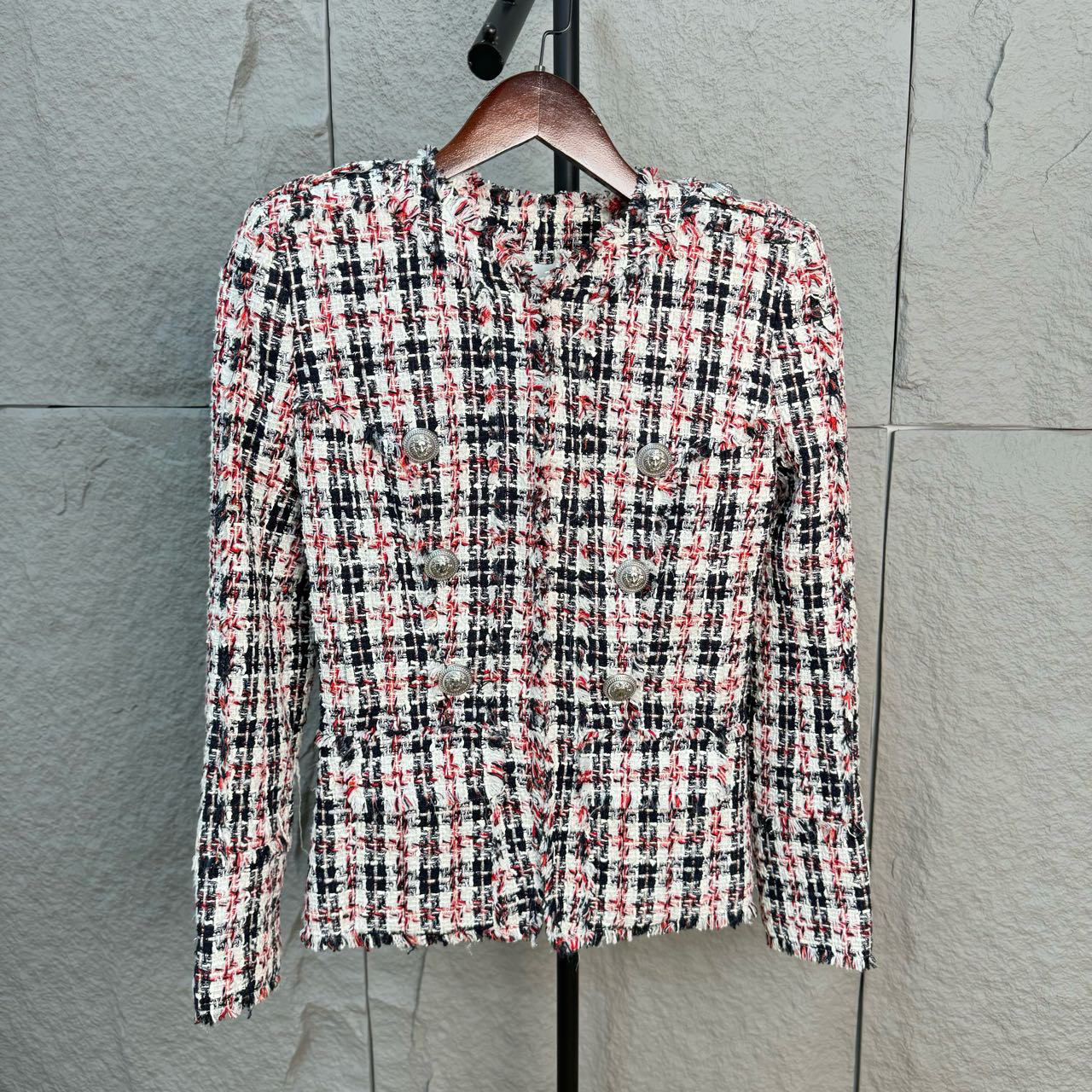99新 BALMAIN/巴尔曼 小香风外套 34码 YS000539