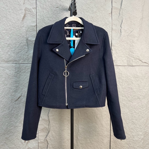 99新 LouisVuitton/路易威登 满印老花短款外套 38码 ys000556