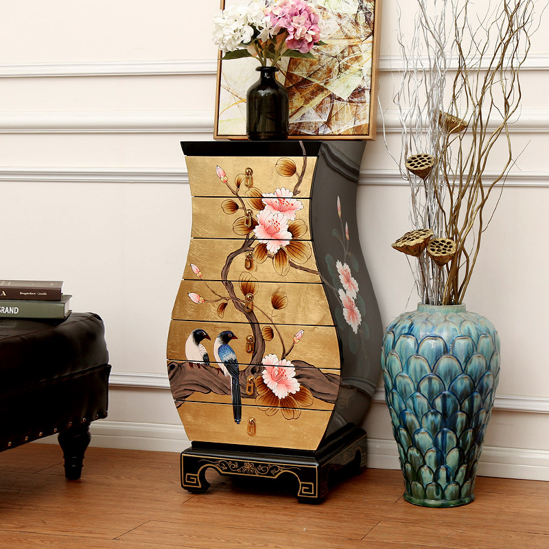 斗柜七斗柜简约现代储物柜住宅家具 卧室客厅柜子抽屉柜收纳柜