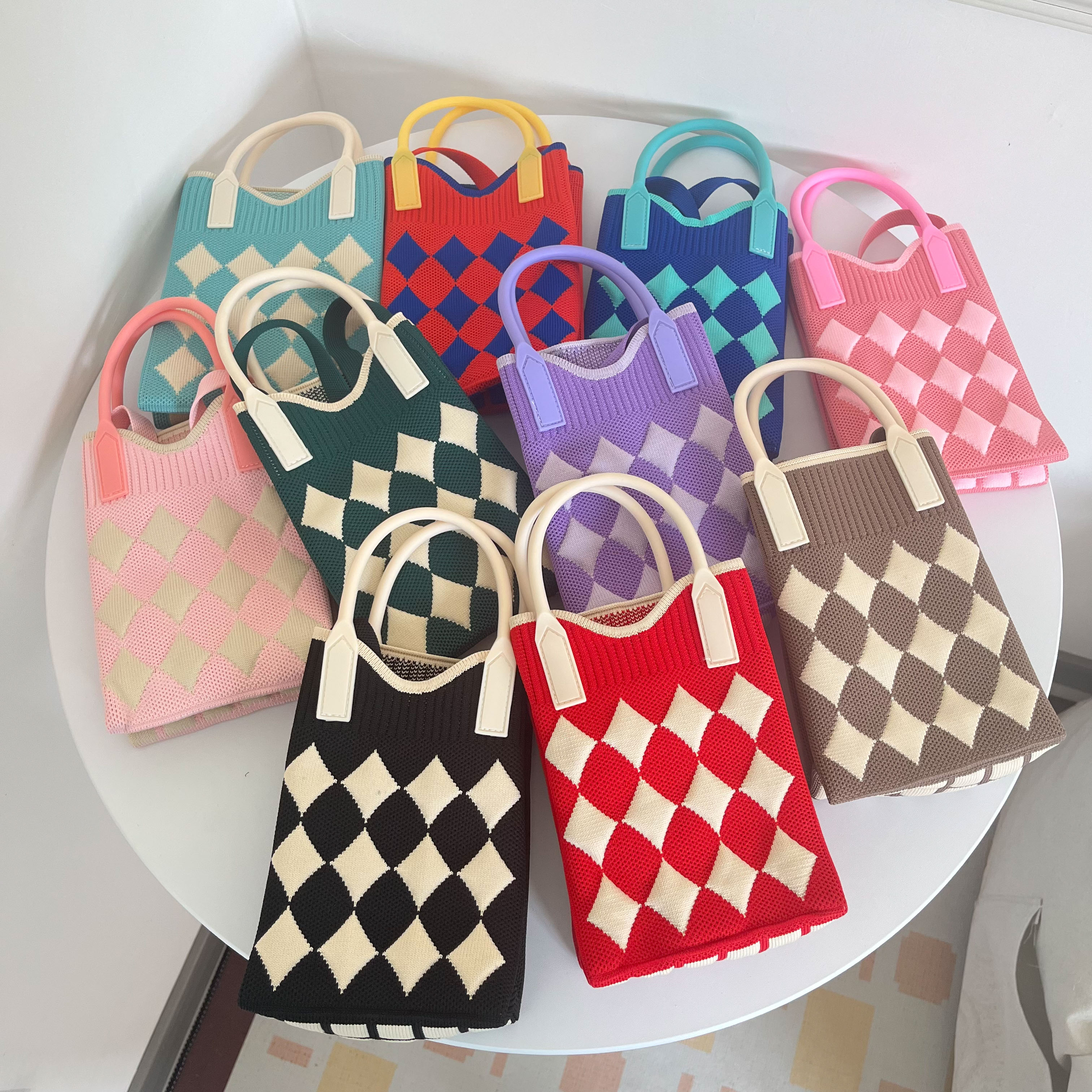 时尚编织网红手拎包单肩网红小包包洋气手拎包小众