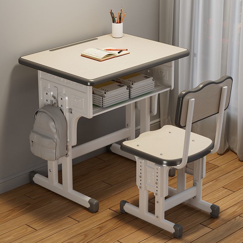 新疆包邮儿童学习桌椅中小学生写字课桌椅培训班补习辅导班可升降