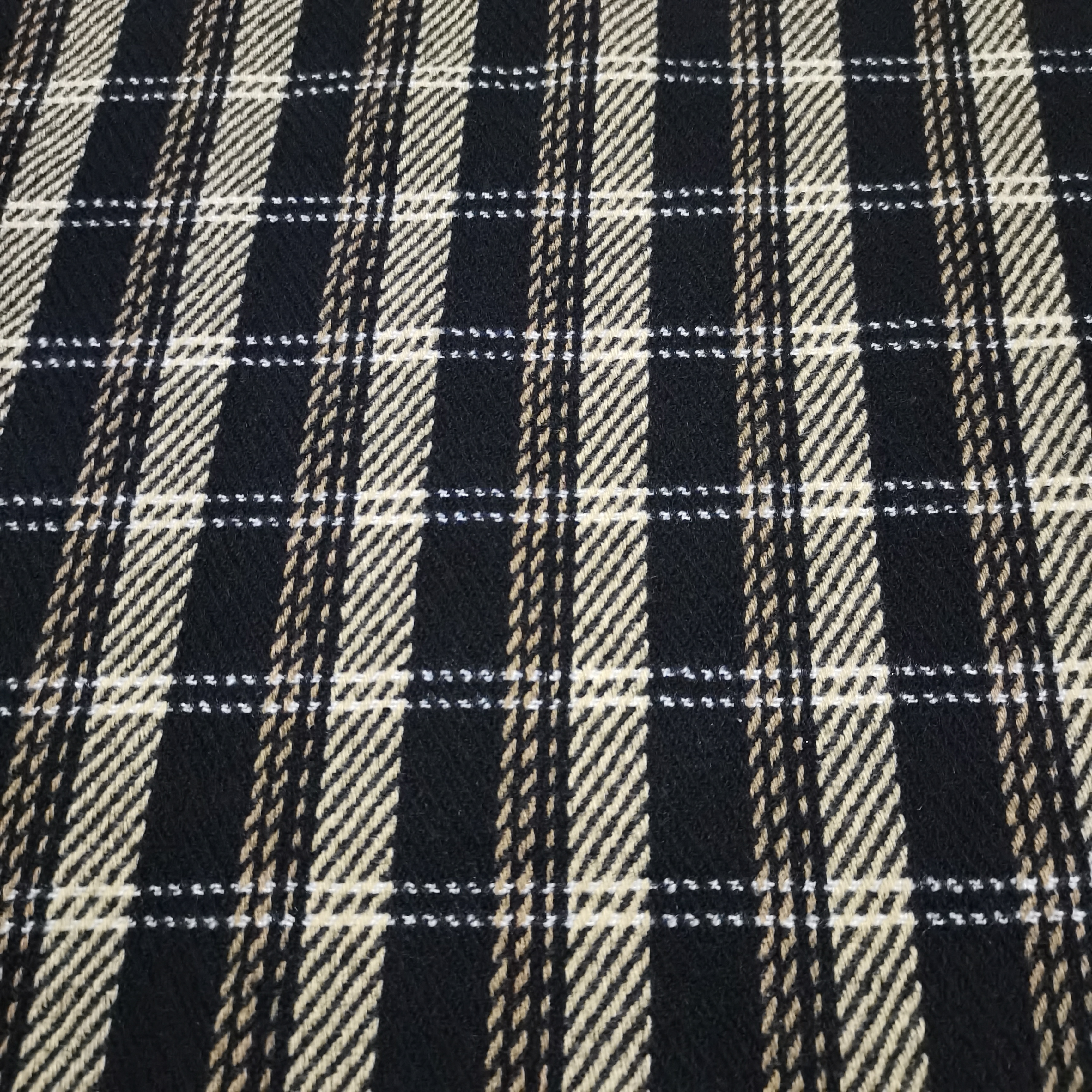 新款人字纹格呢面料柔软垂感好风衣大衣马甲裙面料高端外套布料