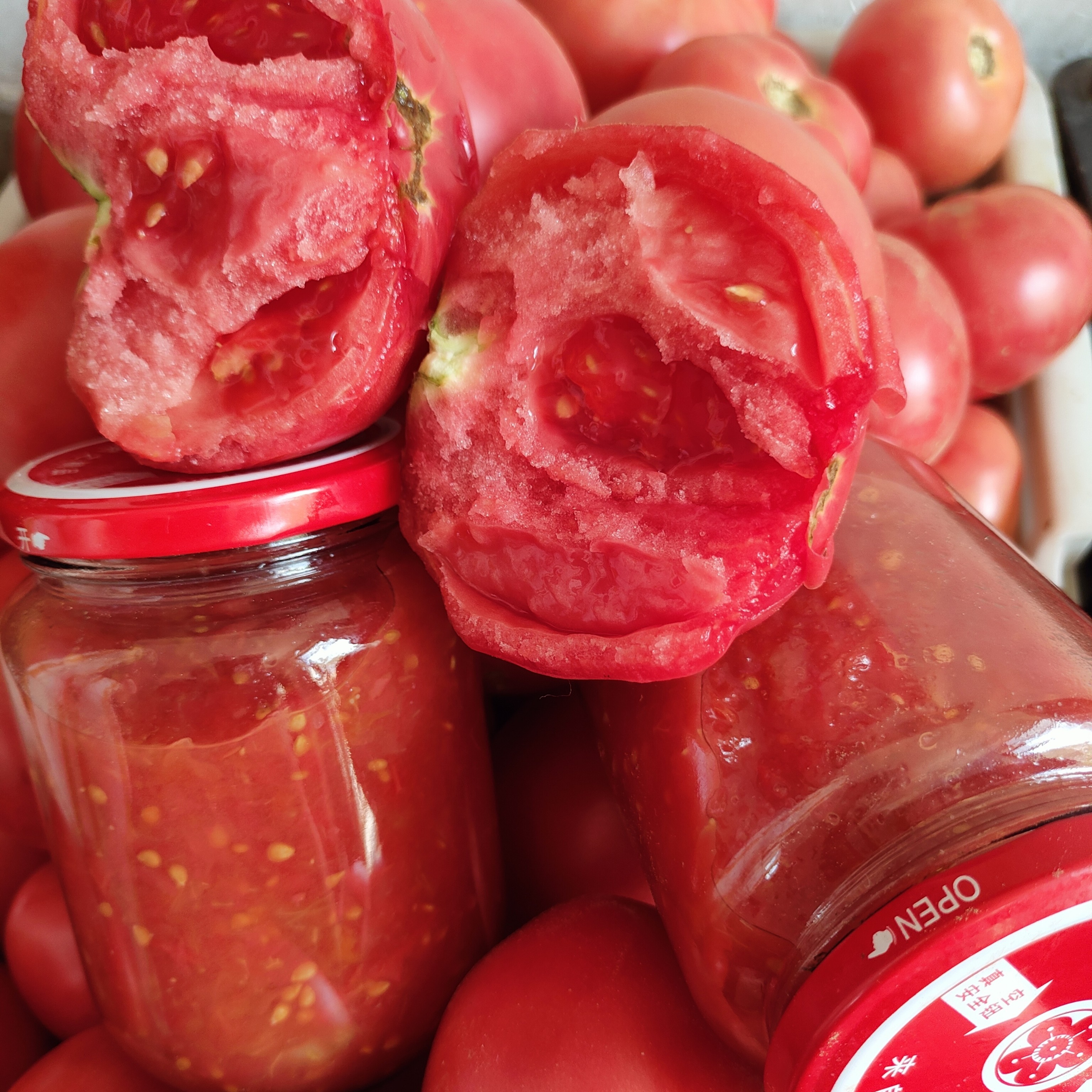 【杜家土妹】头茬西红柿酱