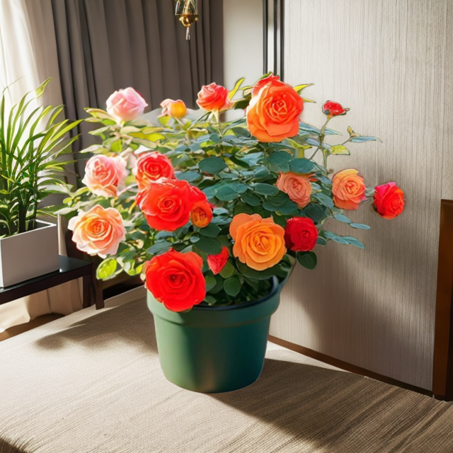 多色月季月季花盆栽（保底2个品种）一盆多棵多季开花180大盆苗