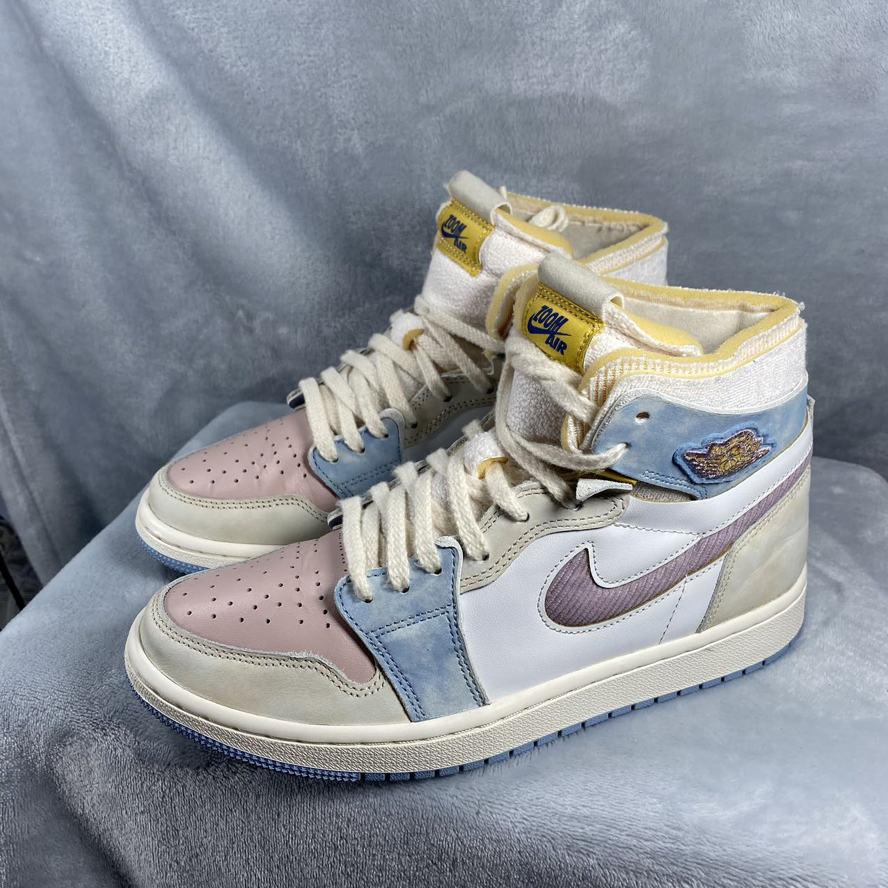 39码 NK AJ1 米粉色 气垫 高帮 板鞋 篮球鞋 95新 公价1299
