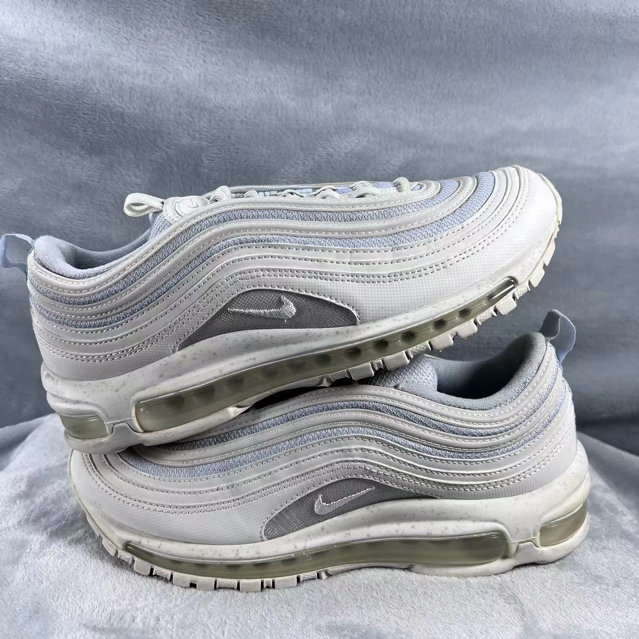 40.5码 脚款40码 NK Air Max97 纯白 气垫运动鞋 95新 公价1499