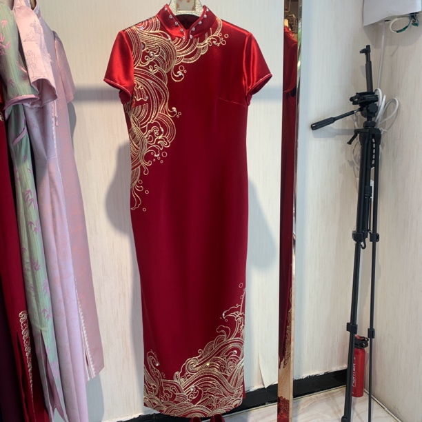 六礼喜妈妈喜婆婆旗袍礼服喜宴装