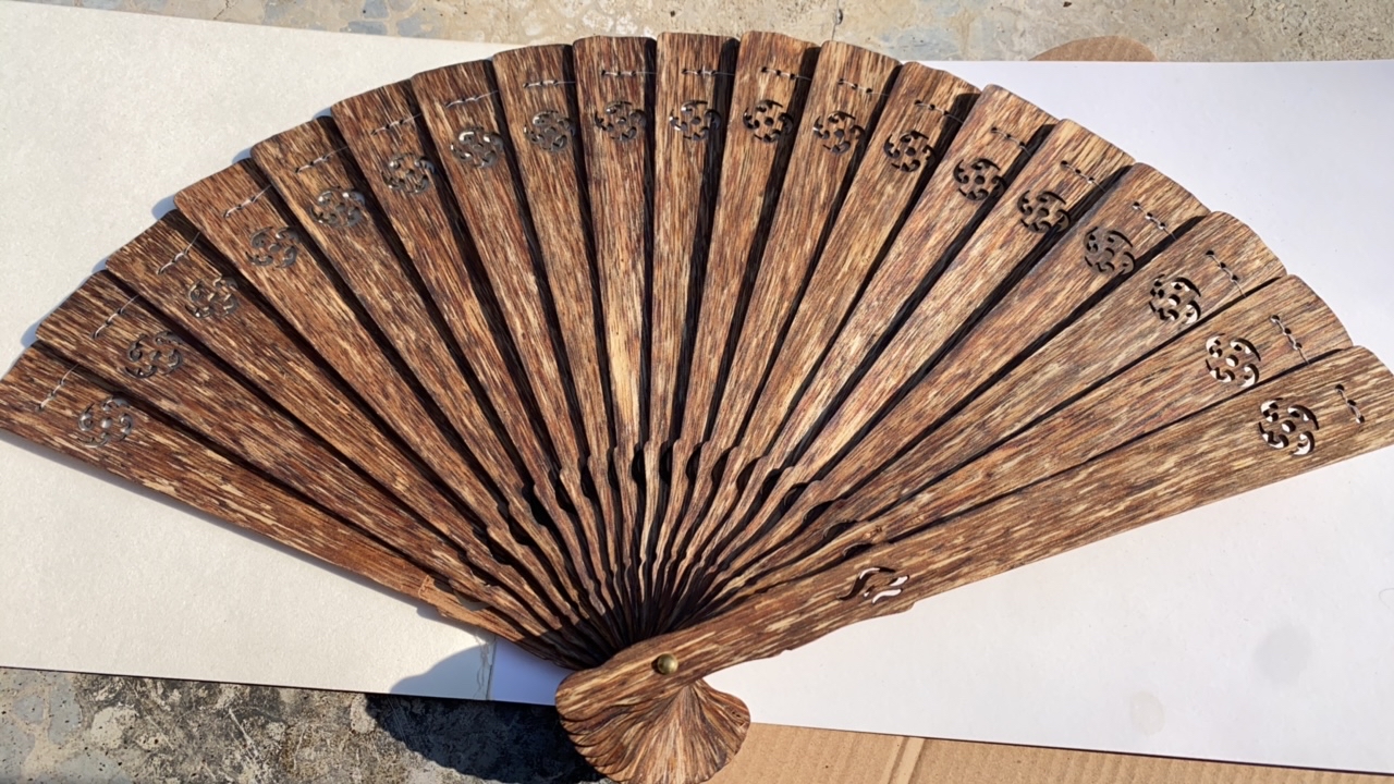 奇楠沉香扇子多样性发一