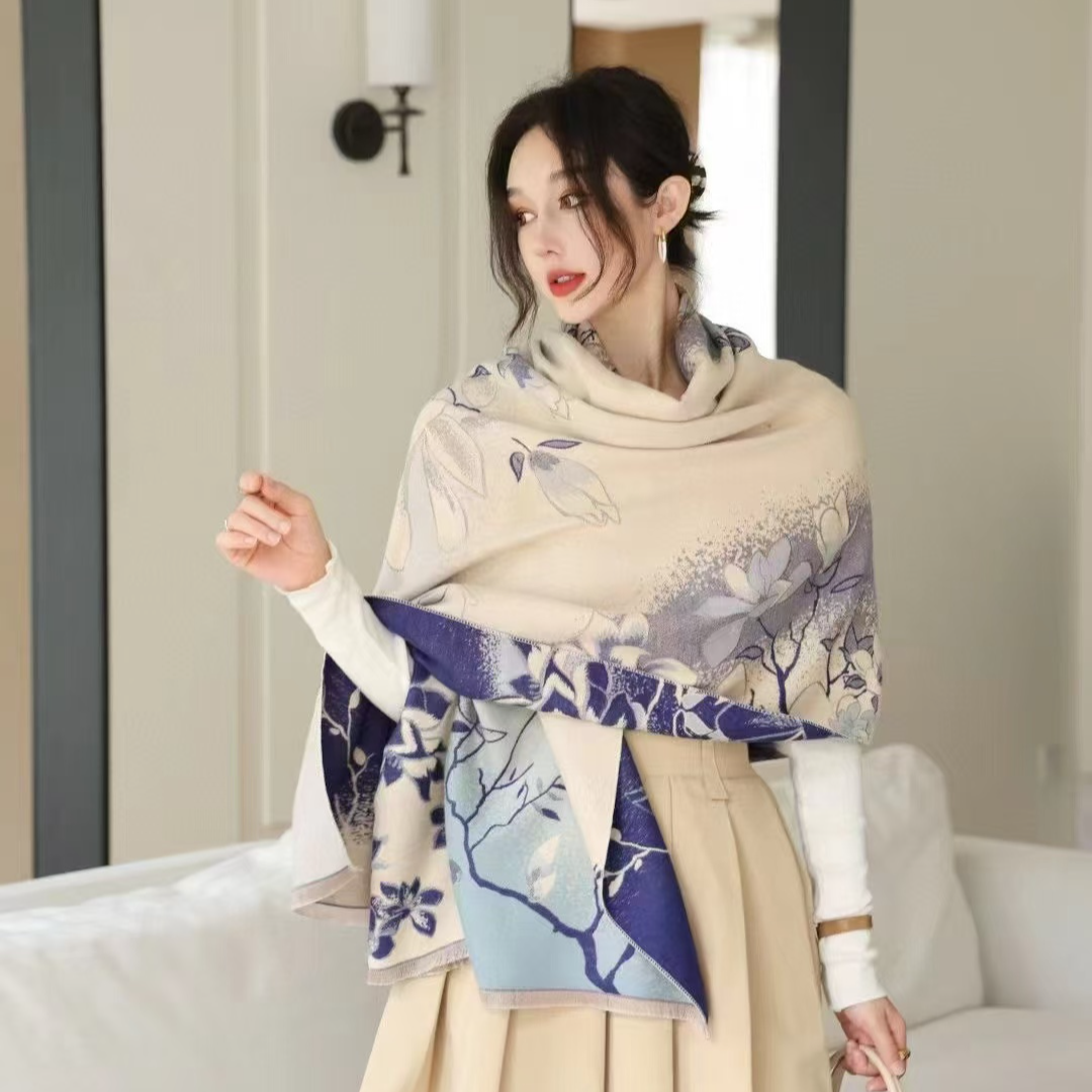 羊羊羊高级感保暖披肩（65*185cm）
