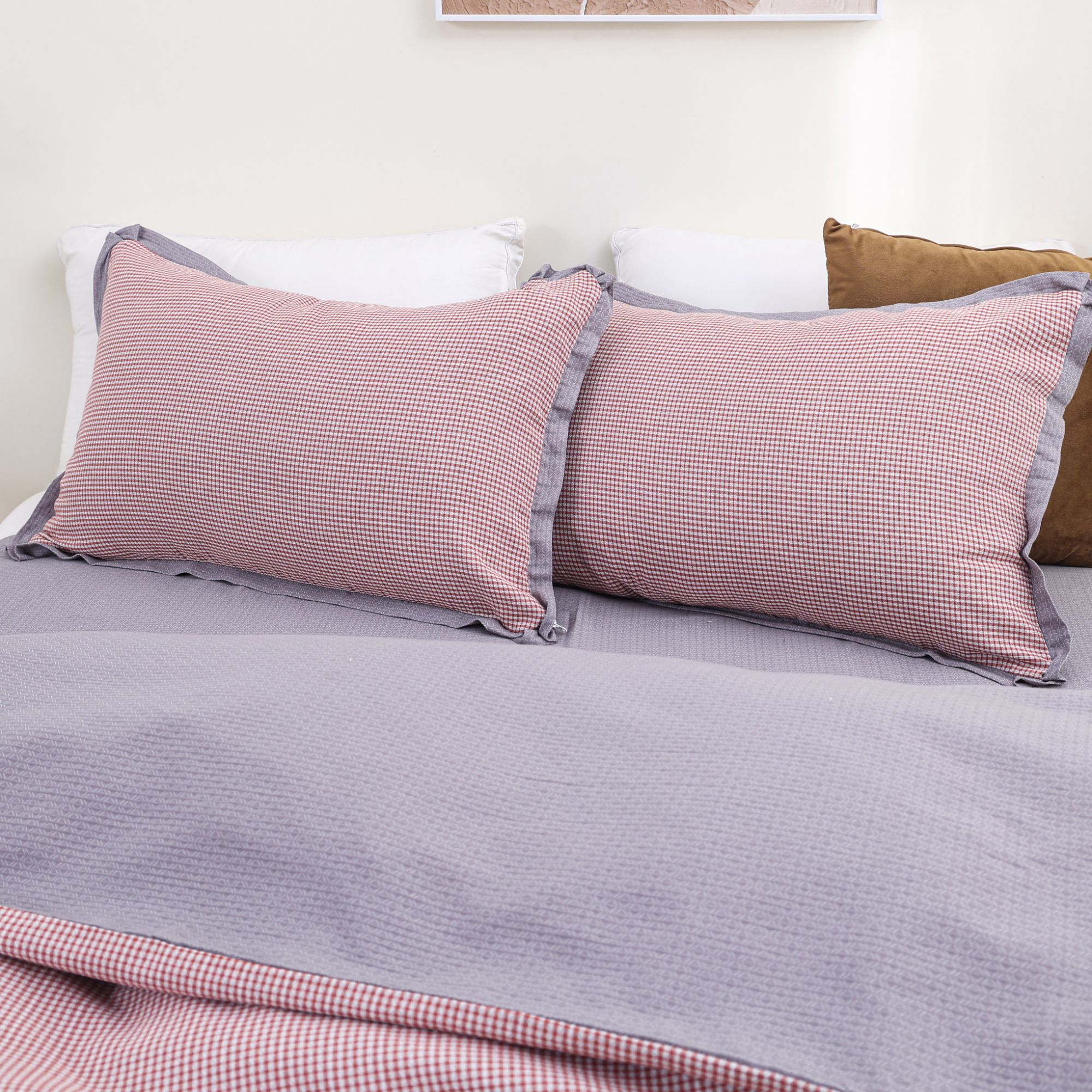 【哇塞枕套】双层纱枕套一对装（48*74cm）