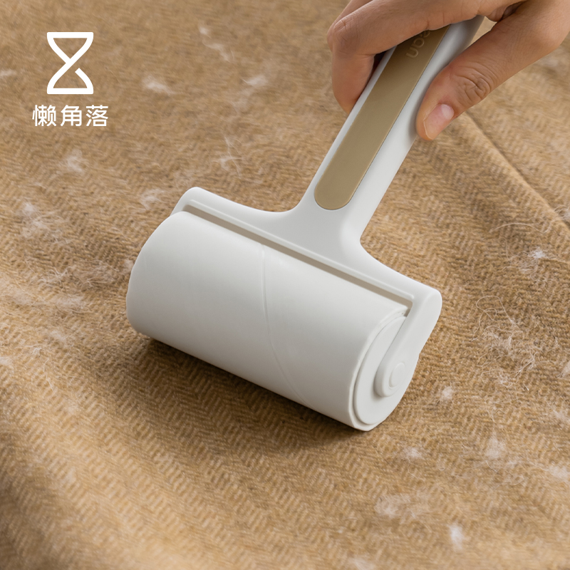 懒角落粘毛器滚筒可撕式替换纸滚刷家用衣服头发去猫毛黏除毛器