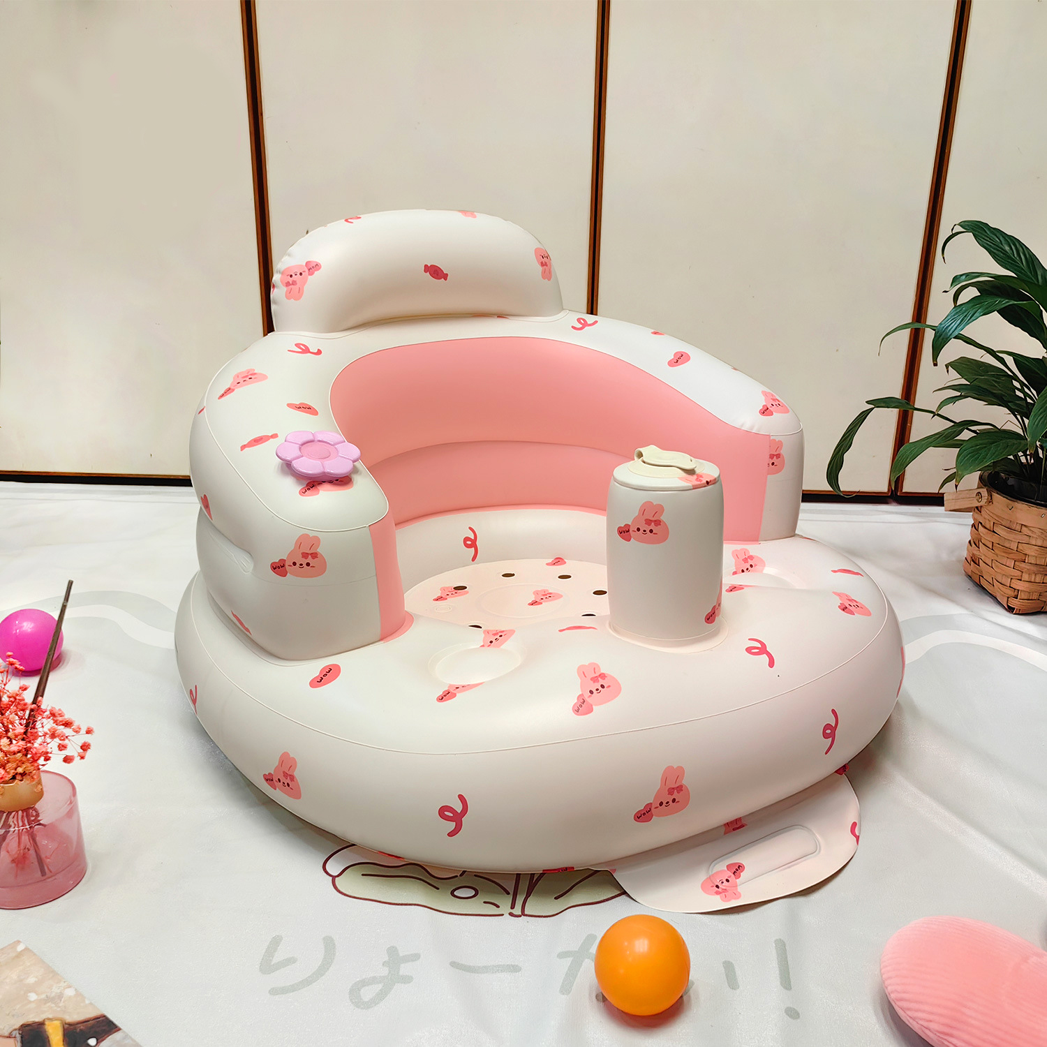 学坐椅婴儿训练坐宝宝学坐神器训练椅坐椅餐椅儿童学坐椅充气沙发