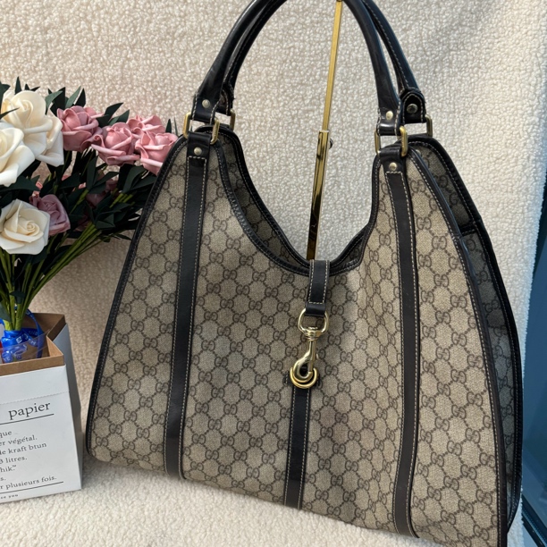 95新 GUCCI/古驰 古驰老花腋下包sy