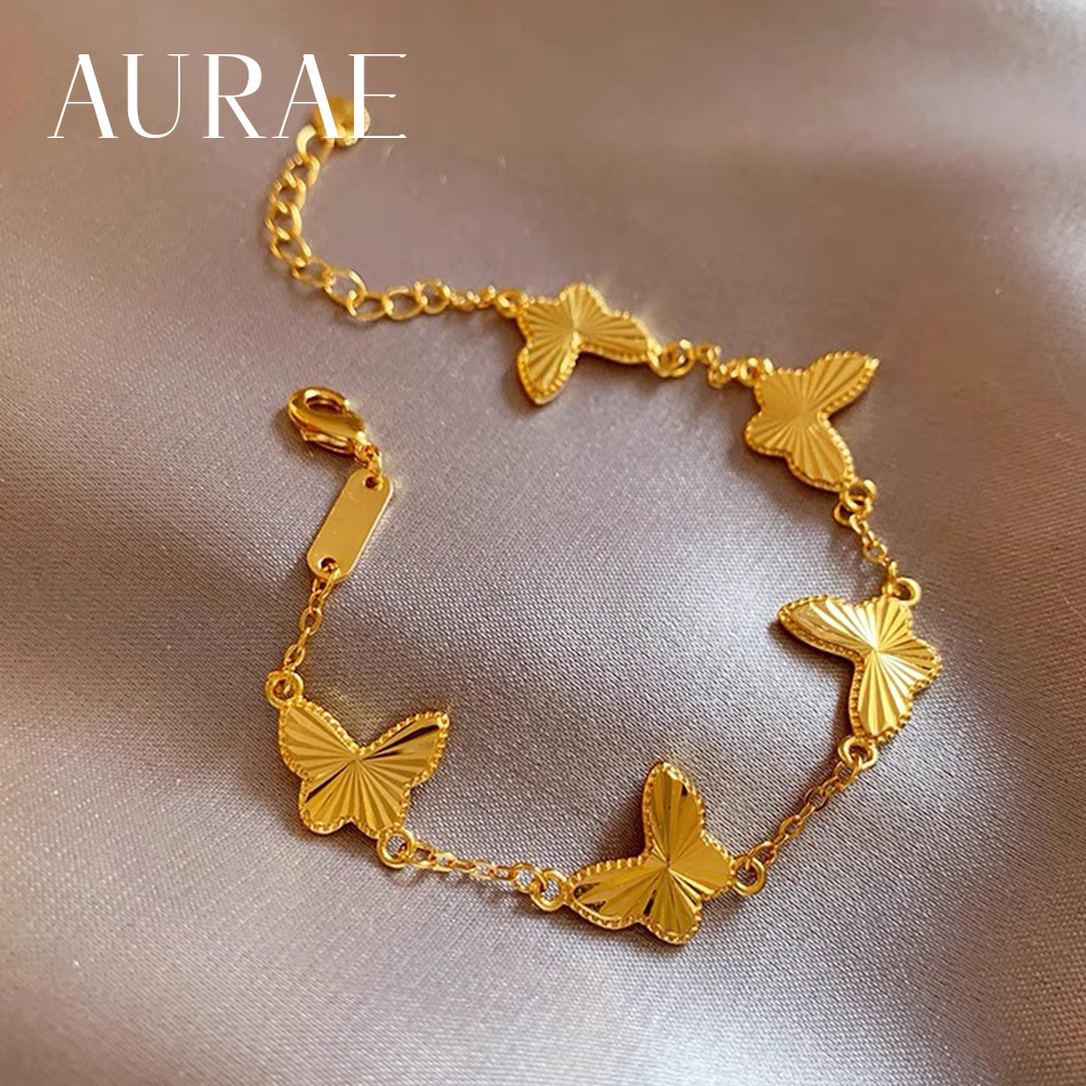 铜合金手链 蝴蝶项链女2024新款轻奢高级感不掉色手饰-031