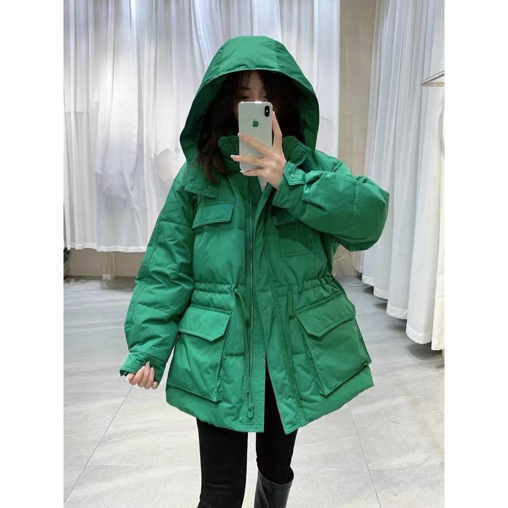 冬季羽绒服新款东大门白鸭绒秋冬中长款小个子气质外套女